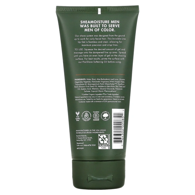 SheaMoisture, Для мужчин, Invisible Line Up, гель, 170 г (6 унций)