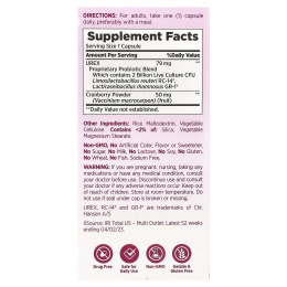 Nature's Bounty, Healthy PH Balance + Cranberry`` 30 капсул