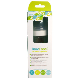 Born Free, Breeze, Baby Bottle, Glass, 1m+, Medium Flow, 1 Bottle, 9 oz (266 ml)