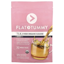 Flat Tummy, Tea, органическое очищение за 4 недели, оригинальный, 57 г (2,01 унции)