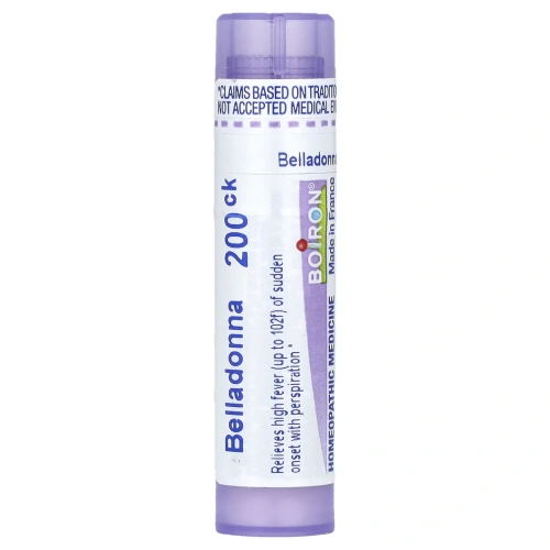 Boiron, Single Remedies, Белладонна, 200CK, прибл. 80 гранул