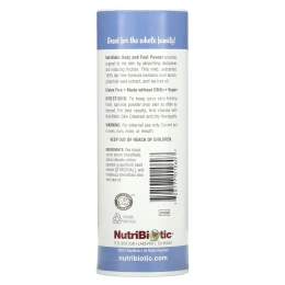 NutriBiotic, Натуральный порошок для ног и тела, без запаха, 4 унции (113 г)