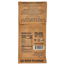 Hu, черный шоколад с ванильной крошкой, 60 г (2,1 унции)