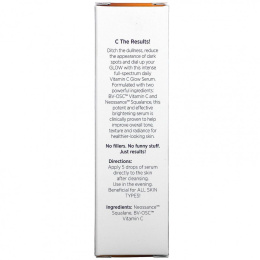 NXN, Nurture by Nature, C-Change, Светящаяся сыворотка с витамином С, 1 жидкая унция (30 мл)