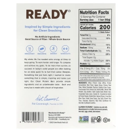 Ready, Clean Protein Bar, ваниль, 12 батончиков, 52 г (1,83 унции)