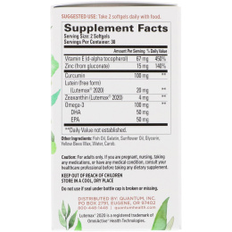 Quantum Health, Digital Blue, Eye Health, 60 Softgels