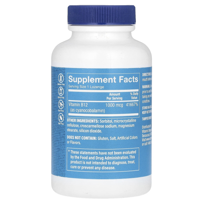 The Vitamin Shoppe, витамин B12, 1000 мкг, 300 пастилок