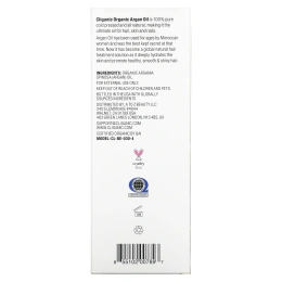 Cliganic, 100% чистое и натуральное аргановое масло, 120 мл (4 жидк. унции)