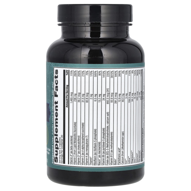 Ancient Nutrition, Ферментированный мультивитамин для мужчин, 60 капсул