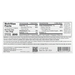 California Gold Nutrition, Foods, батончики со вкусом двойного шоколада и арахисовой пасты, 12 батончиков, по 40 г (1,4 унции)