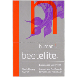 HumanN, Beetelite, со вкусом черной вишни, 10 пакетиков, 3,5 унции (100 г)