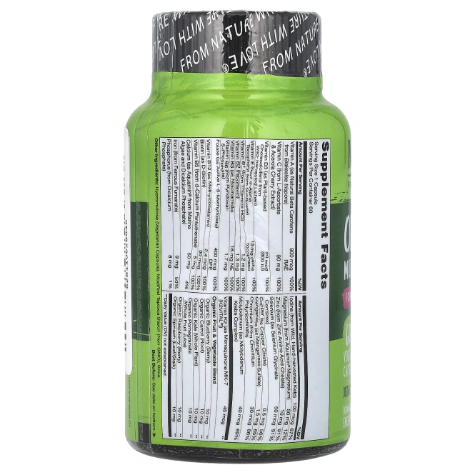 NATURELO, Мультивитамины для женщин One Daily, 60 вегетарианских капсул