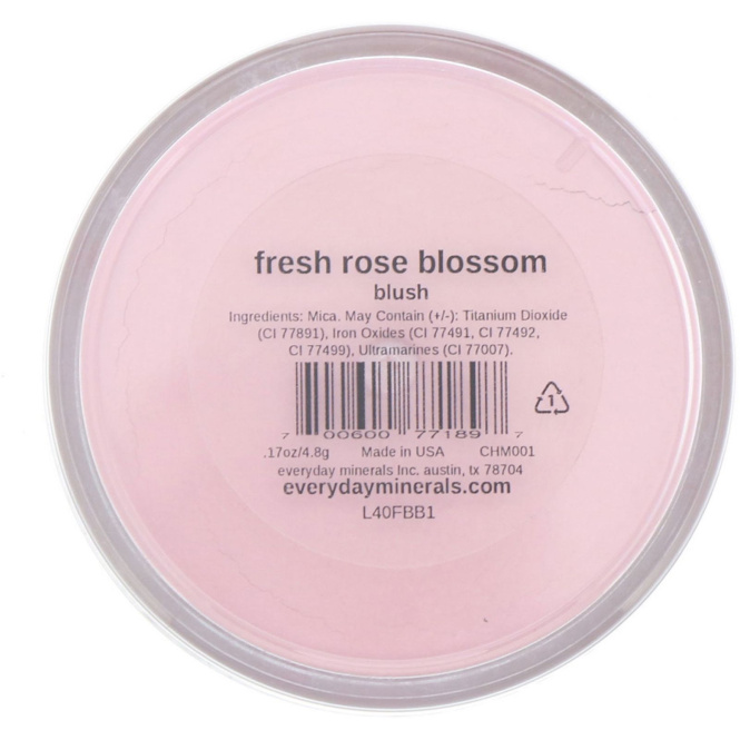 Everyday Minerals, Румяна, розовый бутон, 4,8 г (0,17 oz)