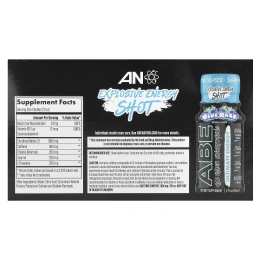 ABE, Ultimate Energy, Blue Razz, 12 пакетиков по 60 мл (2 жидк. унц.)