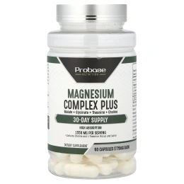 Probase Nutrition, комплекс магния плюс, 60 капсул