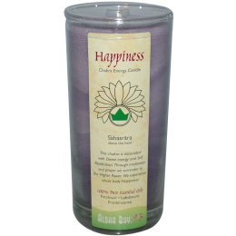 Aloha Bay, Свечи "энергия чакр", приносят счастье, 11 унций