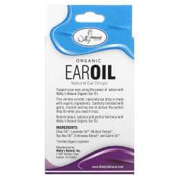 Wally's Natural, Органическое масло для ушей с маслом чеснока и коровяка, 1 жидкая унция