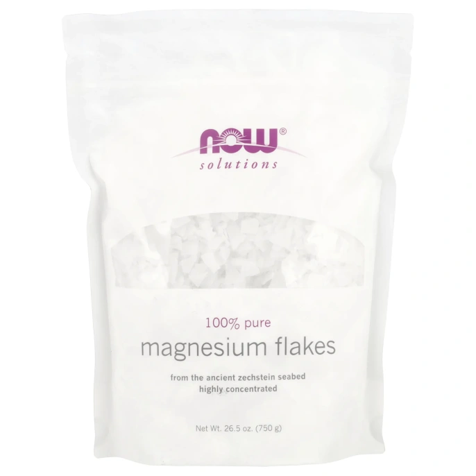 NOW Foods, Solutions, магниевые хлопья, 750 г (26,5 унции)