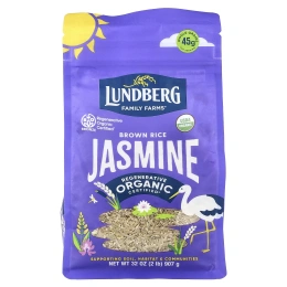 Lundberg, коричневый рис, с вкусом жасмина, 907 г (32 унции)