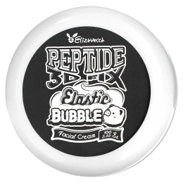 Elizavecca, Пептидный корректирующий эластичный пузырьковый 3D-крем для лица, 3,53 унции (100 г)