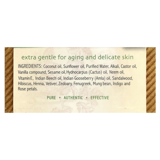 Auromere, Аюрведическое мыло с ванилью Ним-Ним 2,75 унции