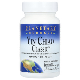 Planetary Herbals, Yin Chiao Classic ™, 60 таблеток