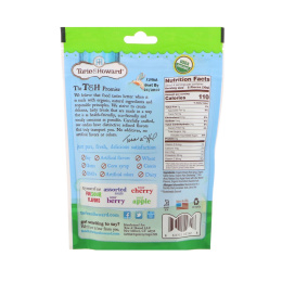 Torie & Howard, Органический продукт, Кислые жевательные фруктовые конфеты, Кислое яблоко, 4 унц. (113,40 г)