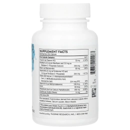 B-Complex Stress Thorne Research Комплекс витаминов В, 60 растительных капсул