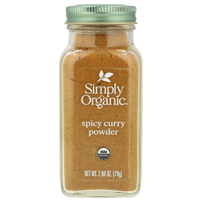 Simply Organic, Острый порошок карри, 79 г