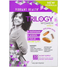 Vibrant Health, Trilogy Women, Daily Power Packs, версия 2.0, 30 пакетиков