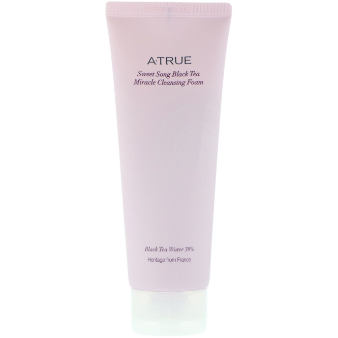 ATrue, Очищающая пенка с черным чаем, сладкая песня, 150 г