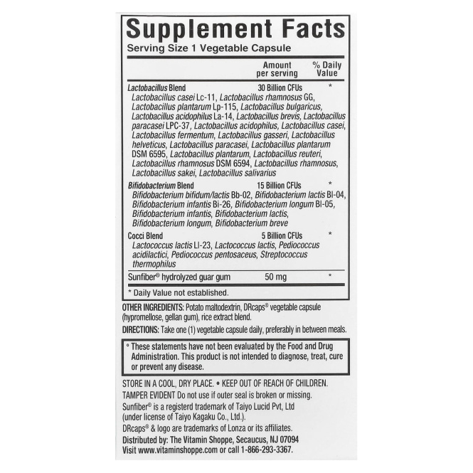 ProBioCare, пробиотики с пребиотиками для мужчин, 50 млрд, 60 растительных капсул