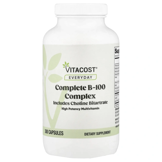 Vitacost, Everyday, Complete B-100 Complex, 300 Capsules