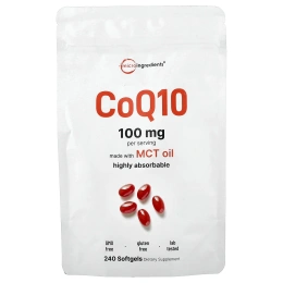 Micro Ingredients, CoQ10`` 240 капсул (50 мг в каждой капсуле)