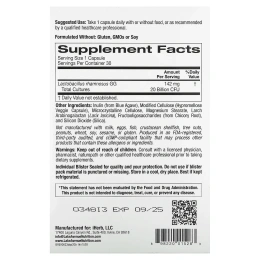 Lake Avenue Nutrition, Пробиотики для поддержки пищеварения, смесь пробиотиков и пребиотиков, 20 млрд КОЕ, 30 капсул