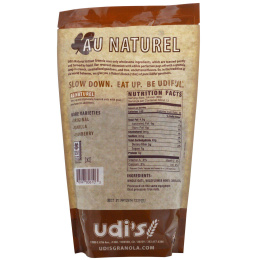 Udi's, Au Naturel, Цельнозерновой овес с медом диких цветов 13 унции (369 г)