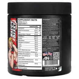 ABE, Ultimate Pre-Workout, предтренировочный комплекс, ягодный вкус, 390 г (13,75 унции)