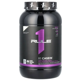 Rule One Proteins, R1 Casein, протеиновая смесь для приготовления напитка, ванильный крем, 913,5 г (2,01 фунта)