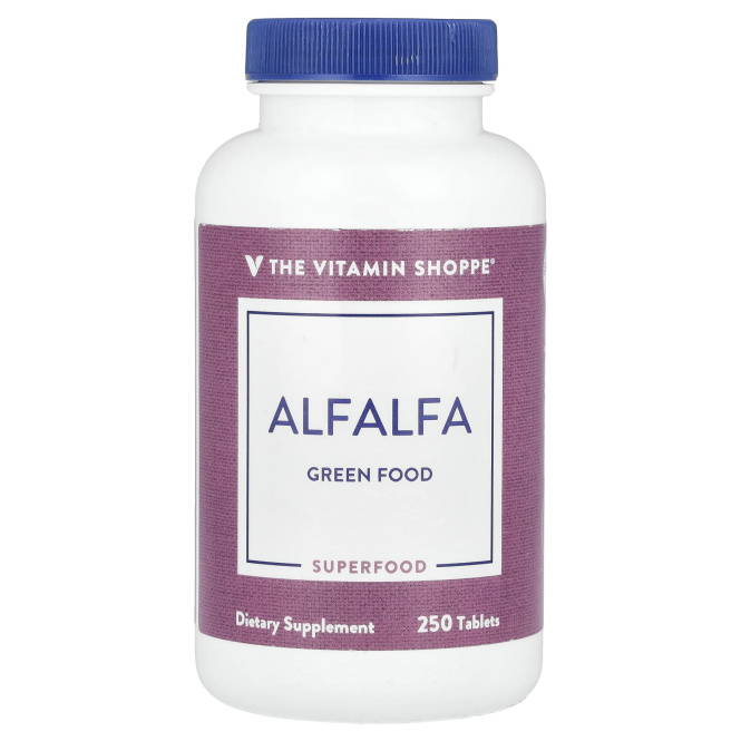 The Vitamin Shoppe, Люцерна, 250 таблеток