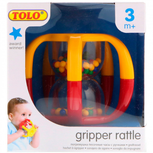 Tolo Toys, Gripper Rattle, 3+ Months, 1 Piece