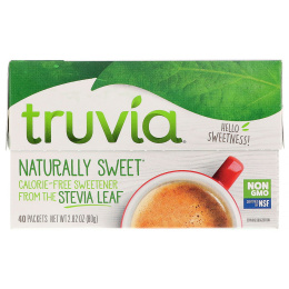 Truvia, Nature's Calorie-Free Sweetener, 40 Packets, 3.5 g Each