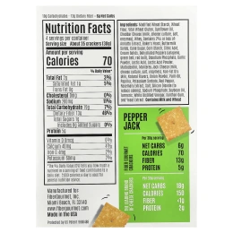 Fiber Gourmet, Thinables®, пеппер Джек, 120 г (4,25 унции)