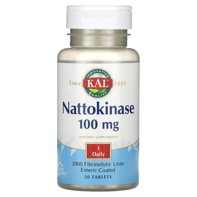 KAL, Наттокиназа, 100 мг, 30 таблеток