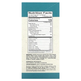 BareOrganics, Средство для улучшения пищеварения, органический лимон, 12 пакетиков в стиках по 7 г (0,25 унции)