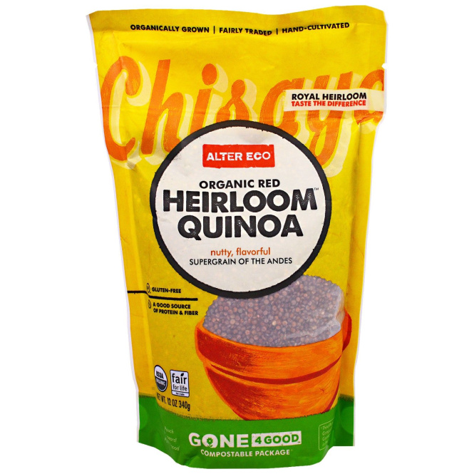 Alter Eco, Традиционная органическая красная киноа, 12 унций (340 г)
