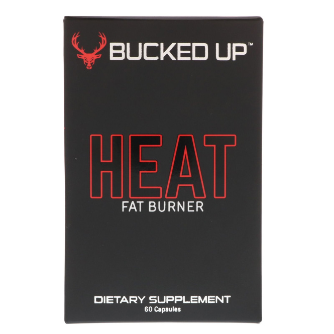 Bucked Up, HEAT, Fat Burner, 60 Capsules