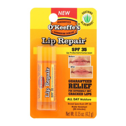 O'Keeffe's, Lip Repair, Soothing Aloeboost, SPF 35, 0.15 oz (4.2 g)
