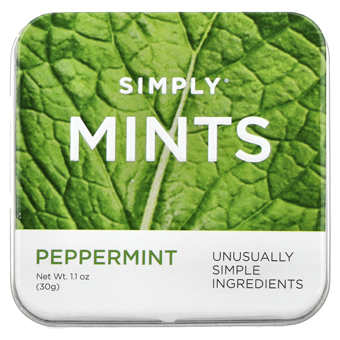 Simply Gum, Mints, перечная мята, 30 г (1,1 унции)