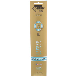 Gonesh, Extra Rich Incense Sticks, Rain, 20 Sticks