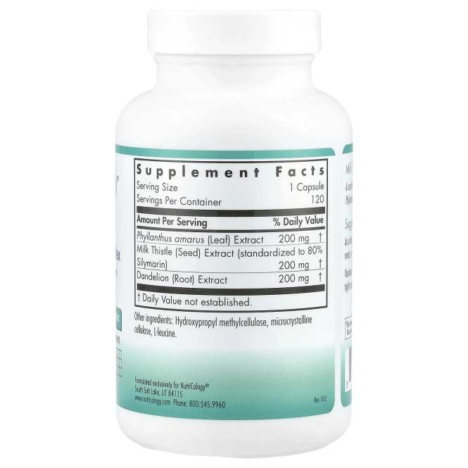 Nutricology, Комплекс Phyllanthus, 120 капсул в растительной оболочке